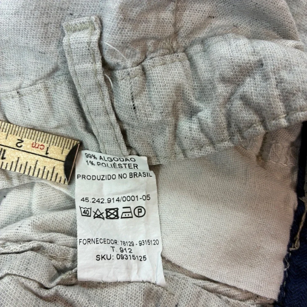 Palomino Boys Grey Slub Cotton Blend Shorts Size 12 Elastic Waist Speckled
